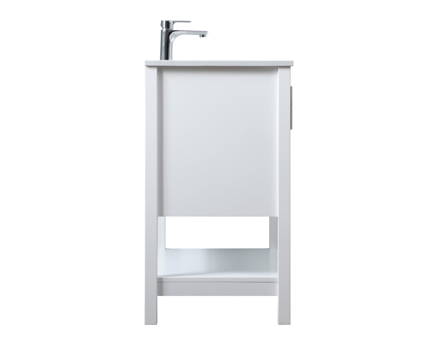 30 Inch Single Bathroom Vanity in White - BC2703034WH