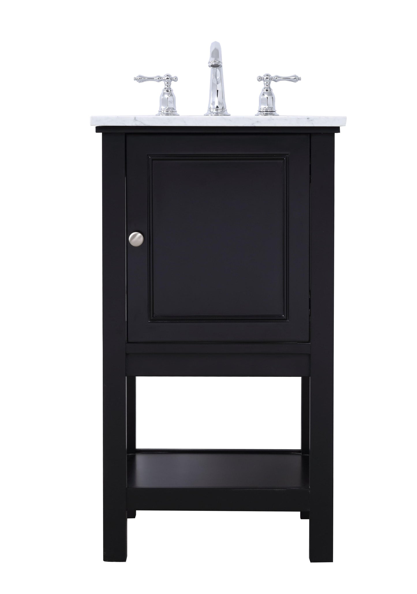 19 in. Single Bathroom Vanity Set in Black - BC2801934BK