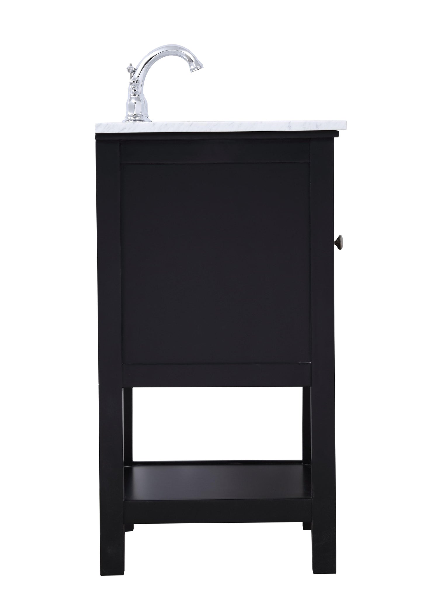 19 in. Single Bathroom Vanity Set in Black - BC2801934BK