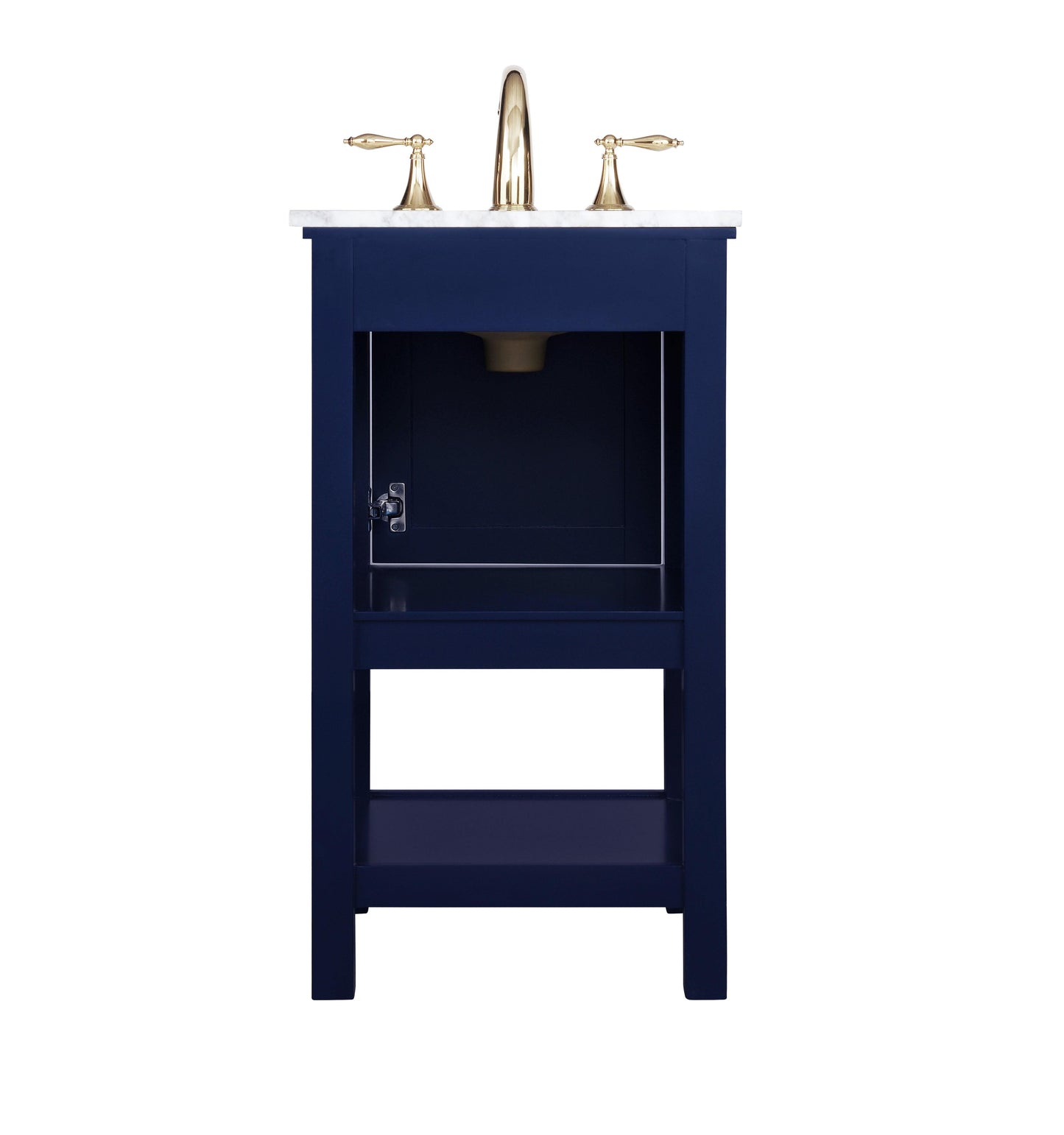 19 inch Single Bathroom Vanity in Blue - BC2801934BL