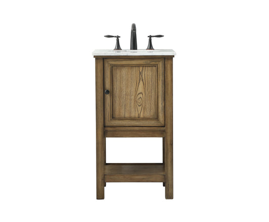 19 inch Single Bathroom Vanity in Driftwood - BC2801934DW