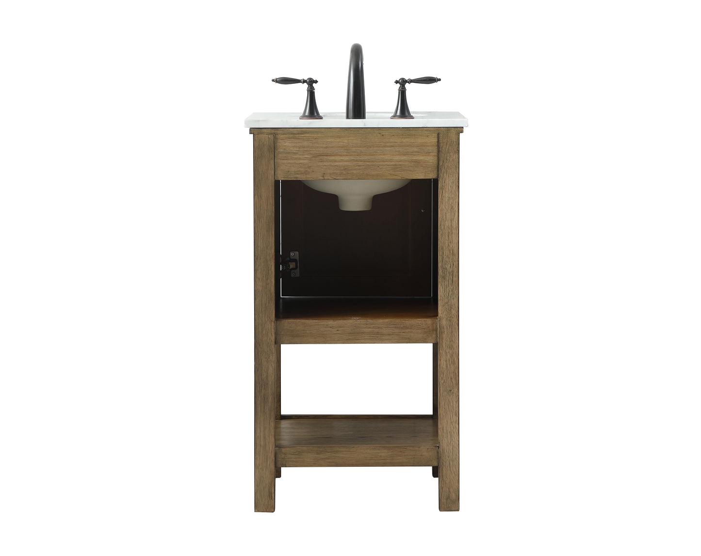 19 inch Single Bathroom Vanity in Driftwood - BC2801934DW