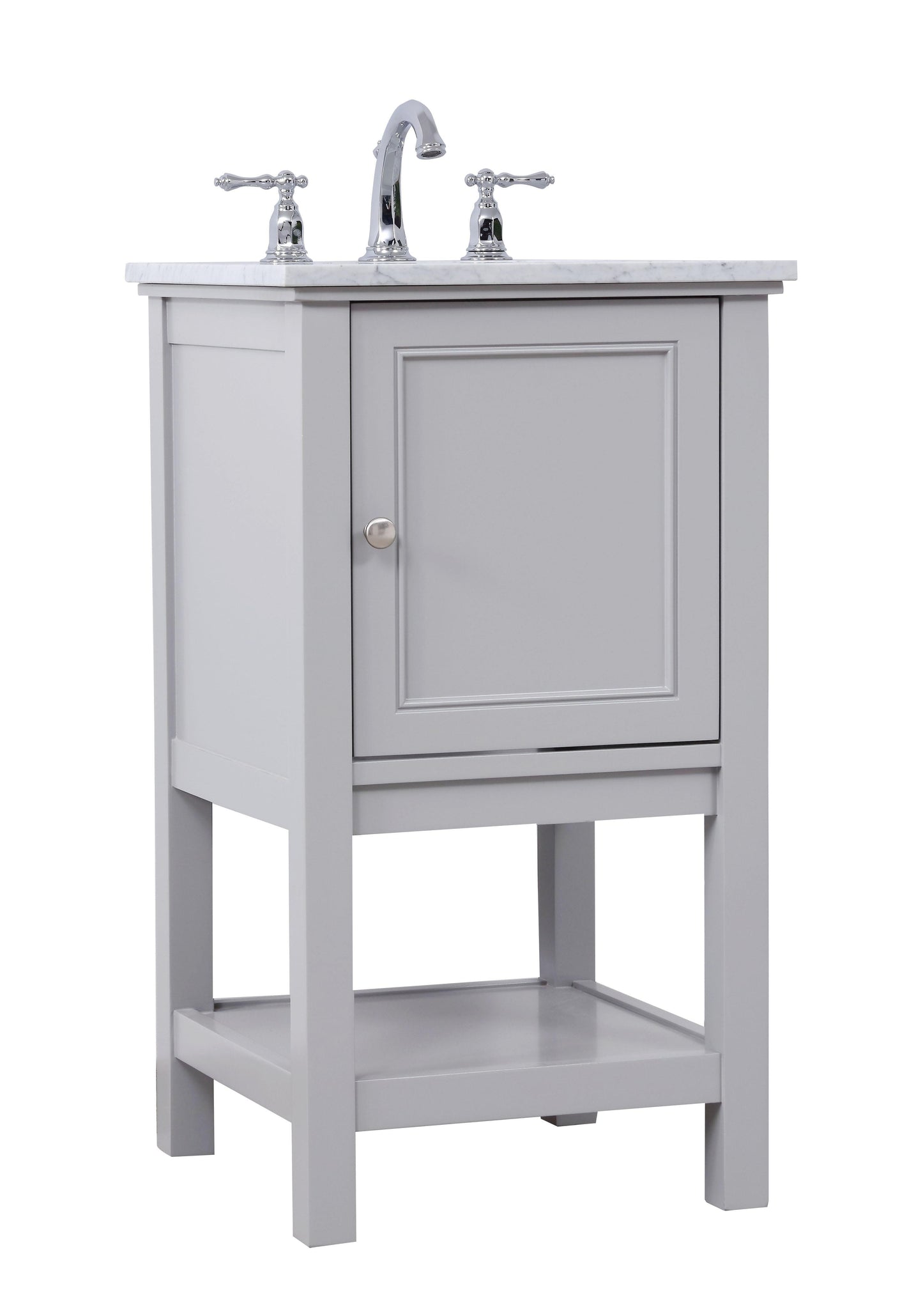 19 in. Single Bathroom Vanity Set in Grey - BC2801934GR