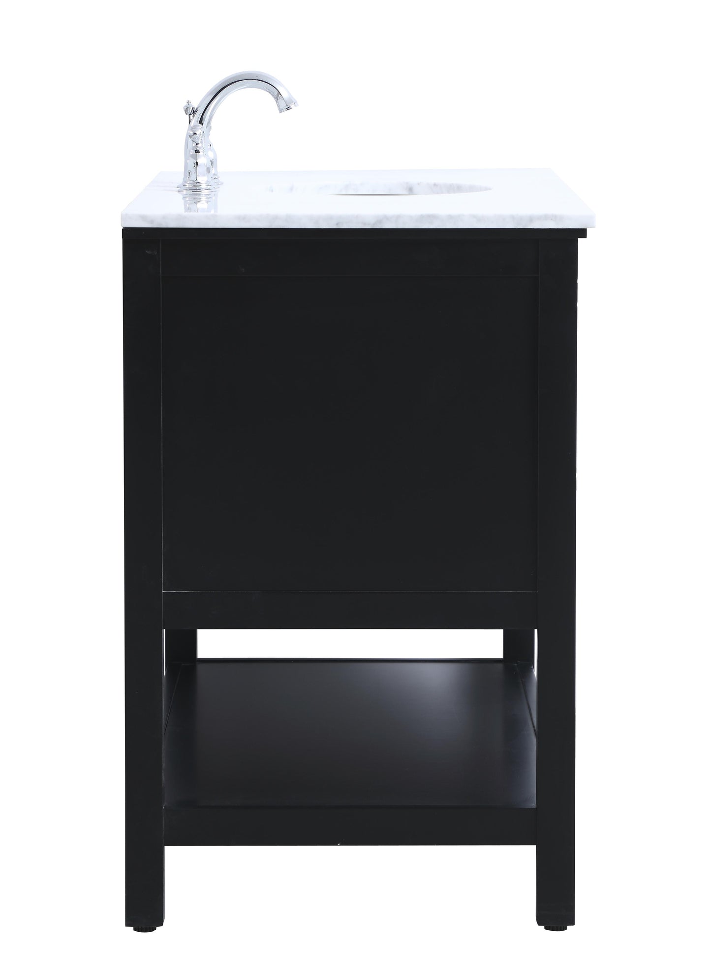 48 in. Single Bathroom Vanity Set in Black - BC2804834BK