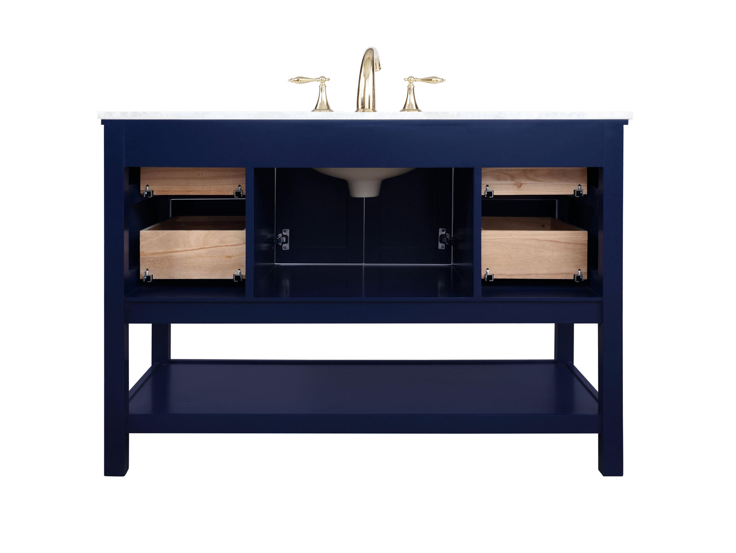 48 inch Single Bathroom Vanity in Blue - BC2804834BL