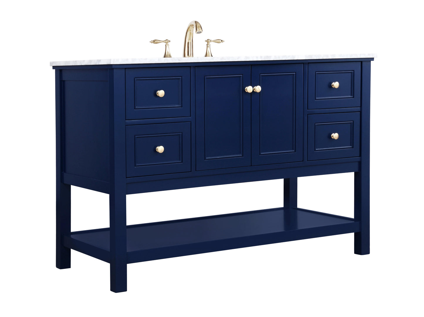 48 inch Single Bathroom Vanity in Blue - BC2804834BL