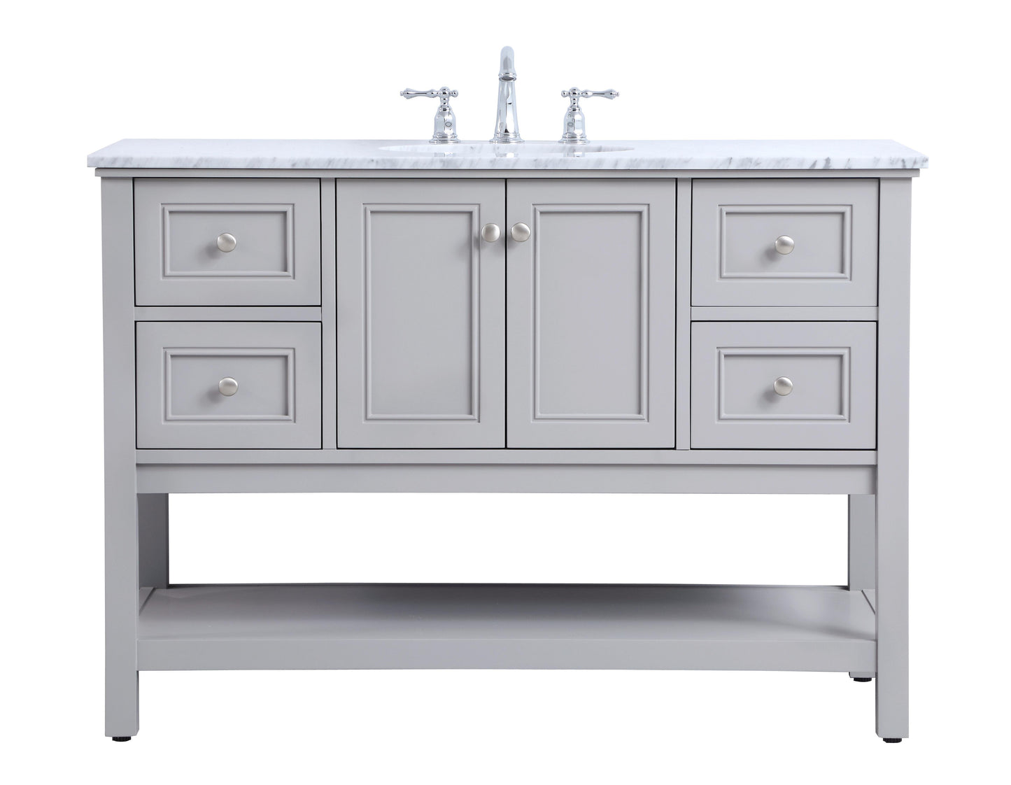 48 in. Single Bathroom Vanity Set in Grey - BC2804834GR