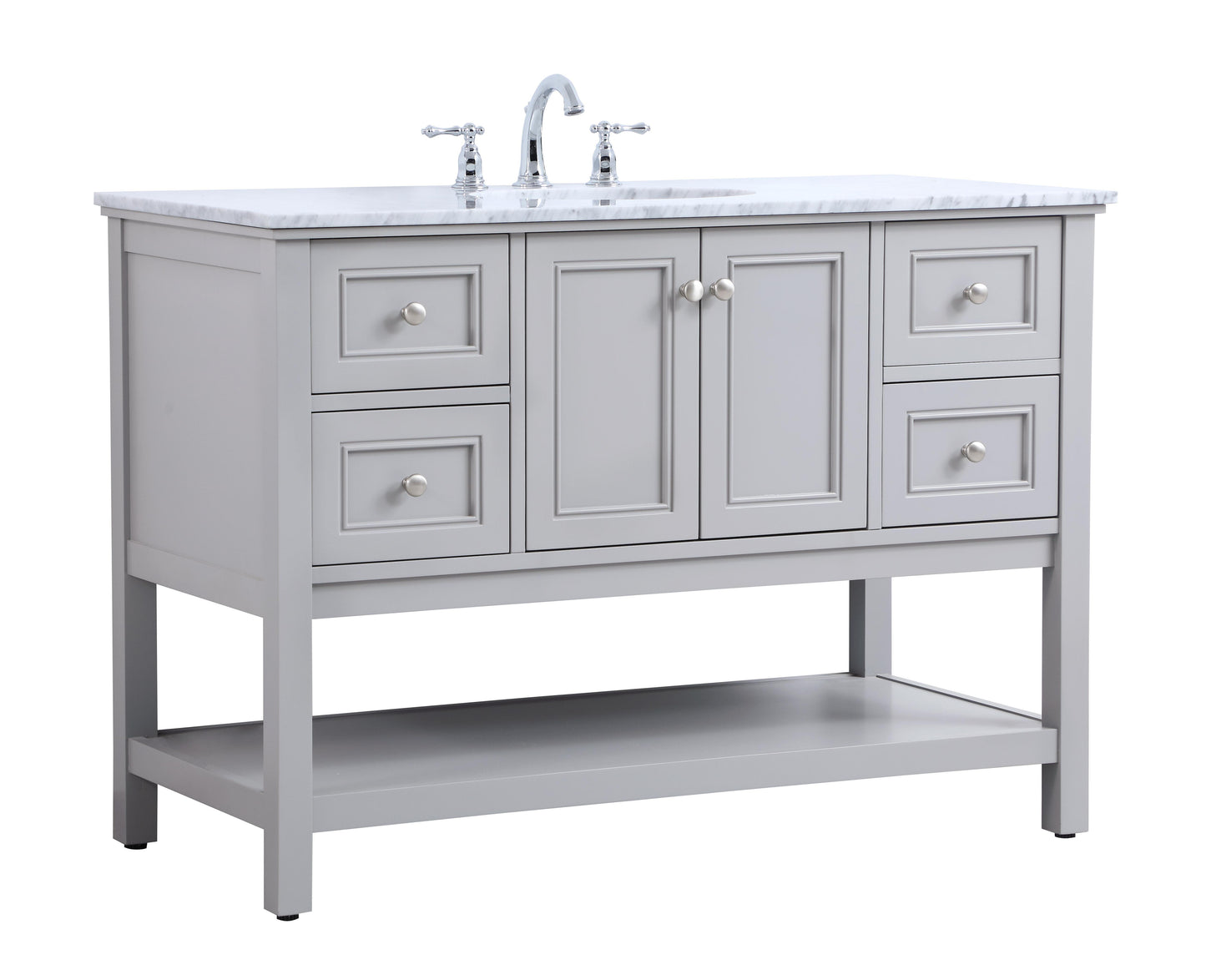 48 in. Single Bathroom Vanity Set in Grey - BC2804834GR