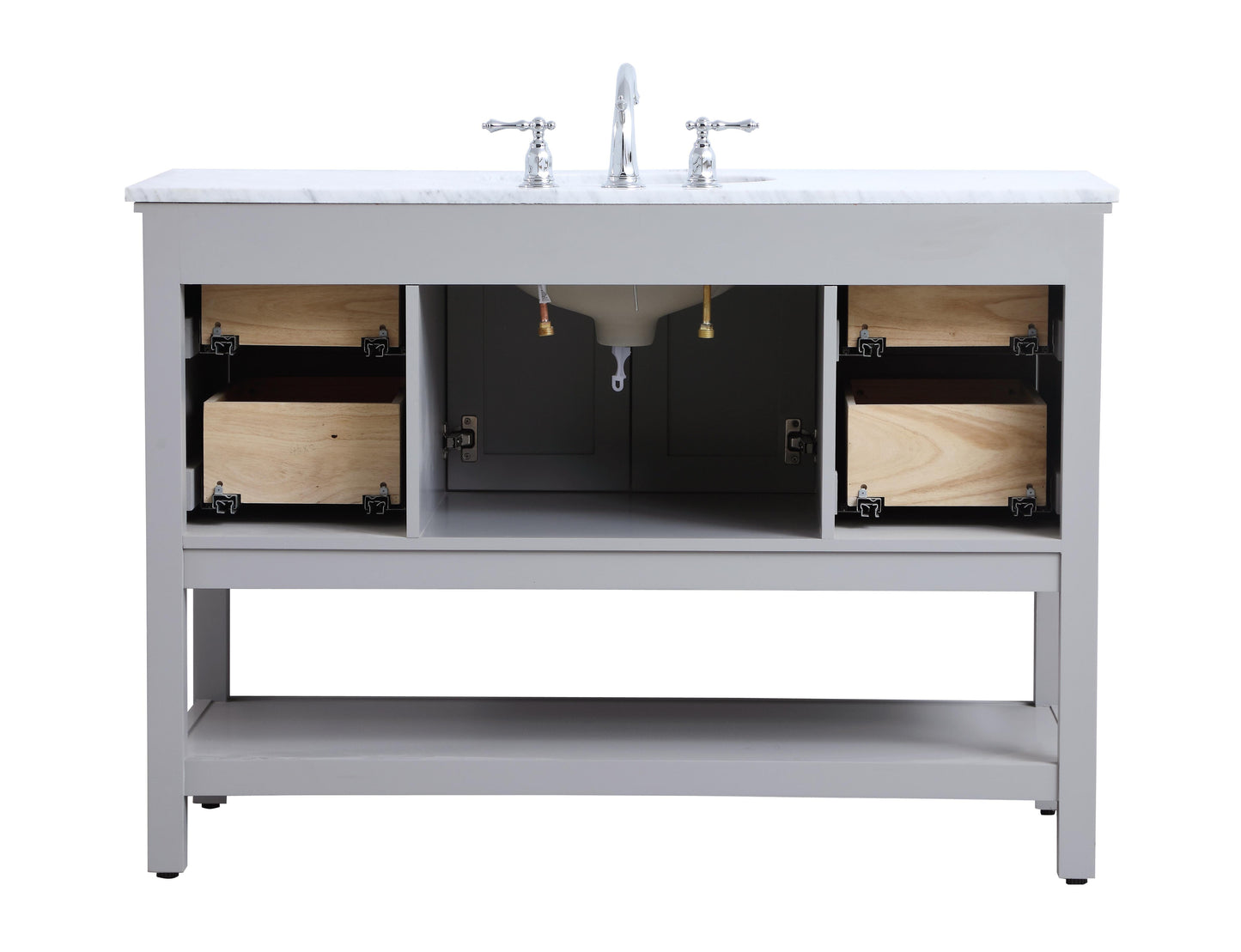 48 in. Single Bathroom Vanity Set in Grey - BC2804834GR