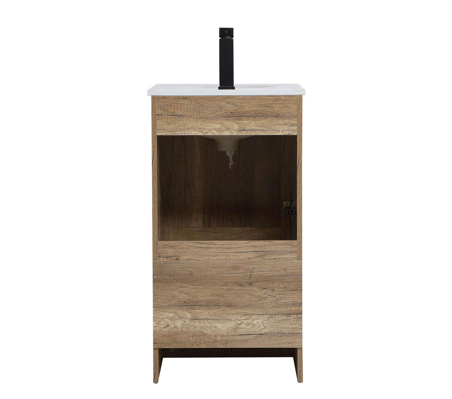 18 inch Single Bathroom Vanity in Natural Oak - BC2901834NT