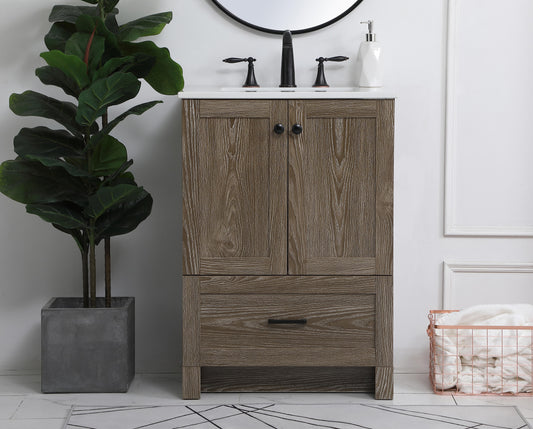 18 inch Single Bathroom Vanity in Green - BC1201835GN