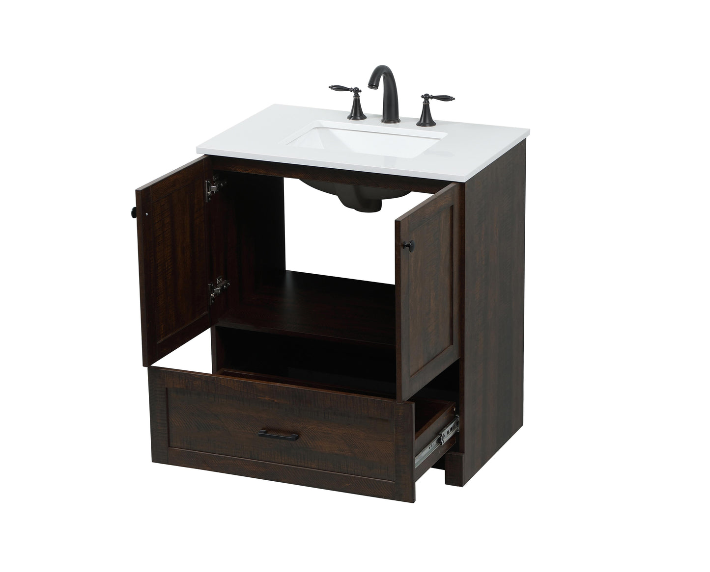 30 inch Single Bathroom Vanity in Expresso - BC2903034EX