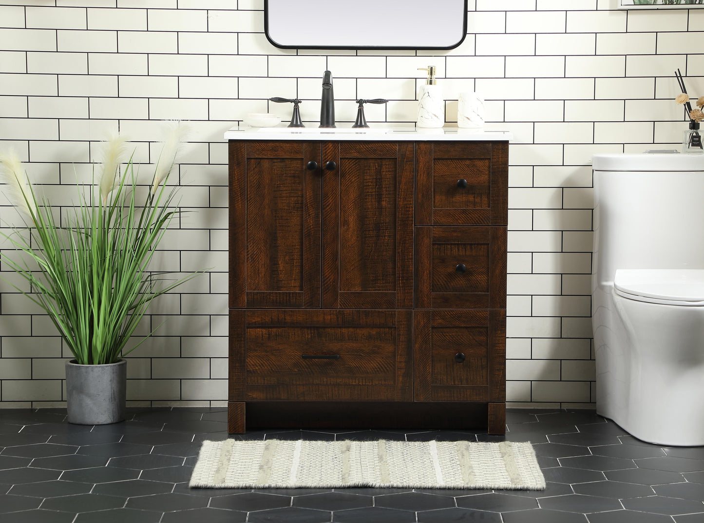 32 inch Single Bathroom Vanity in Expresso - BC2903234EX