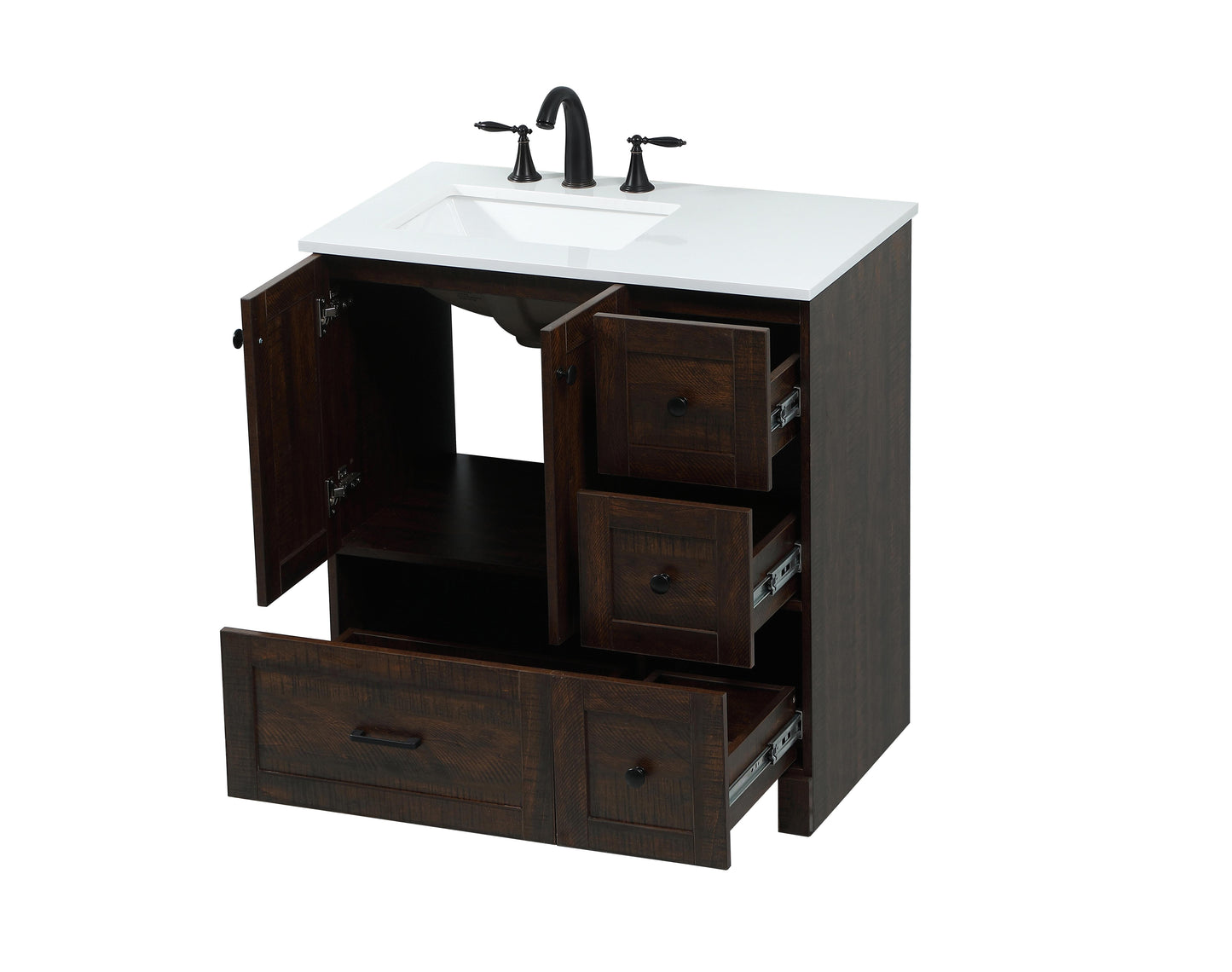 32 inch Single Bathroom Vanity in Expresso - BC2903234EX