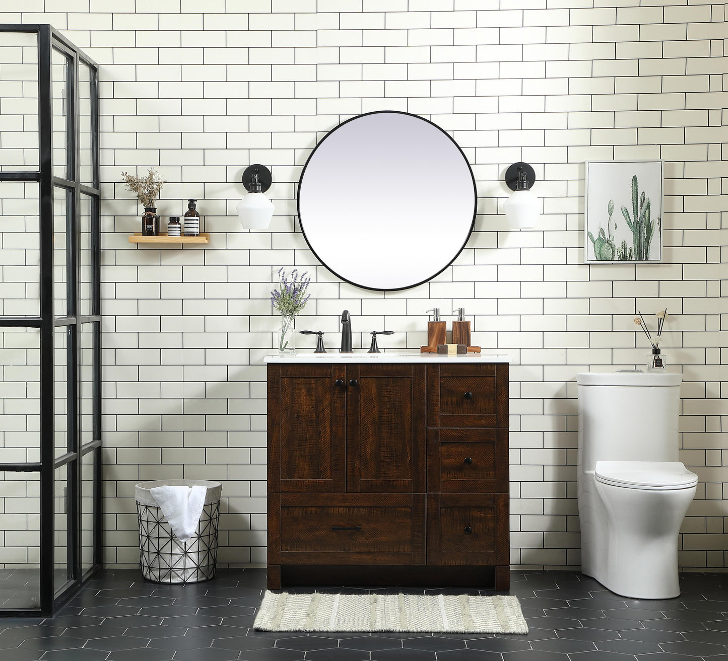 36 inch Single Bathroom Vanity in Expresso - BC2903634EX