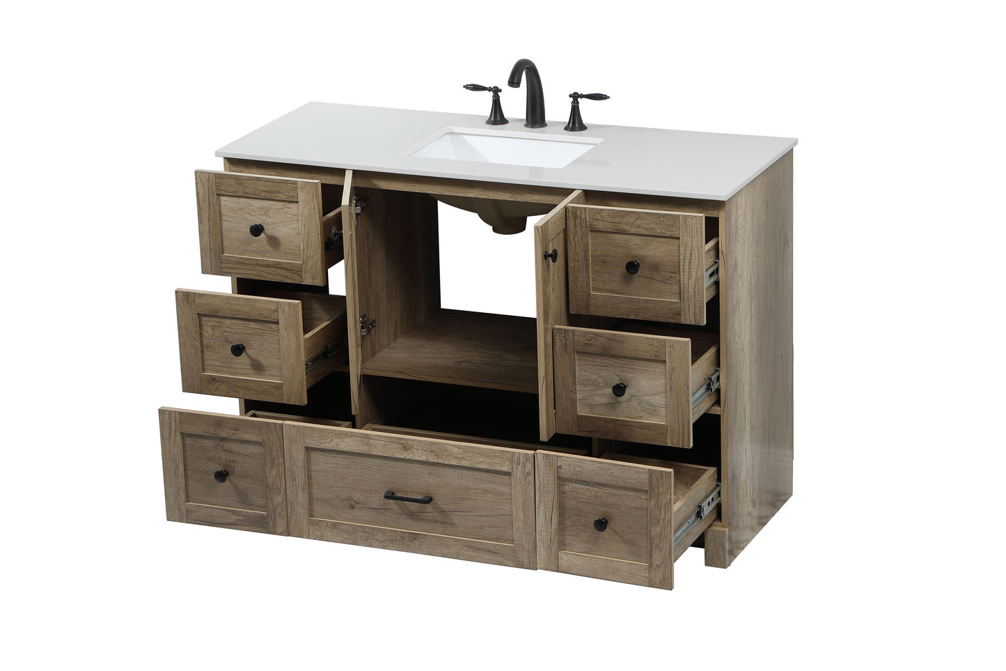 48 inch Single Bathroom Vanity in Natural Oak - BC2904834NT