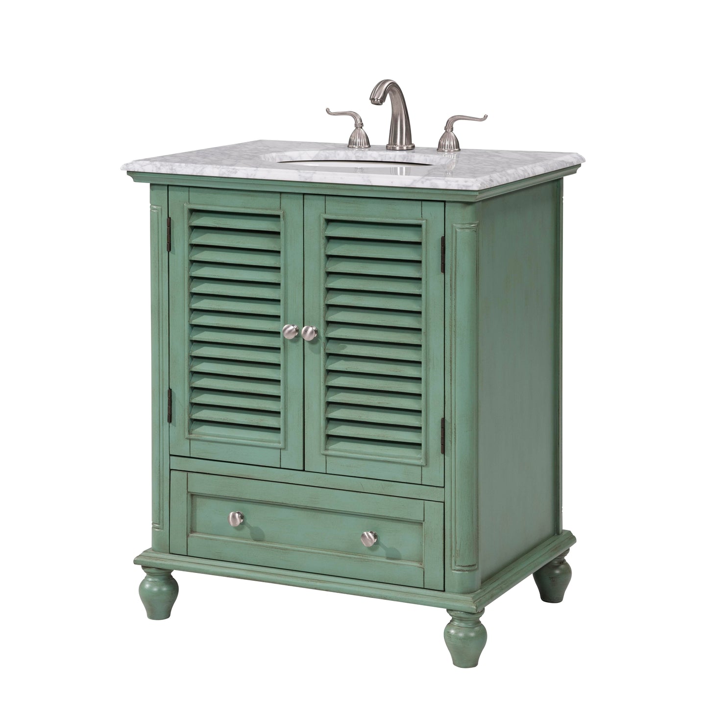 30 in.Single Bathroom Vanity Set in Vintage Mint - BC3103036VM