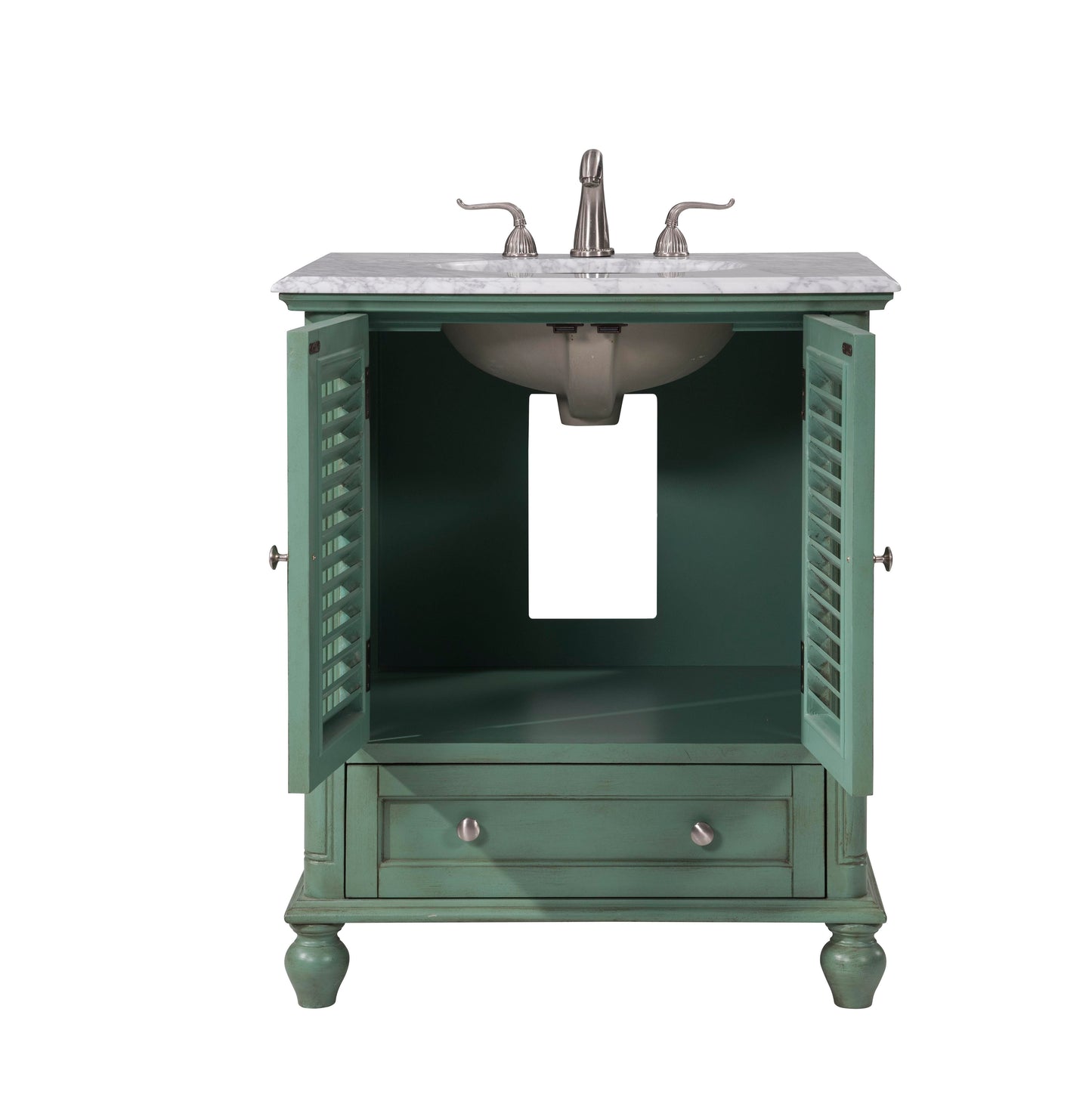 30 in.Single Bathroom Vanity Set in Vintage Mint - BC3103036VM