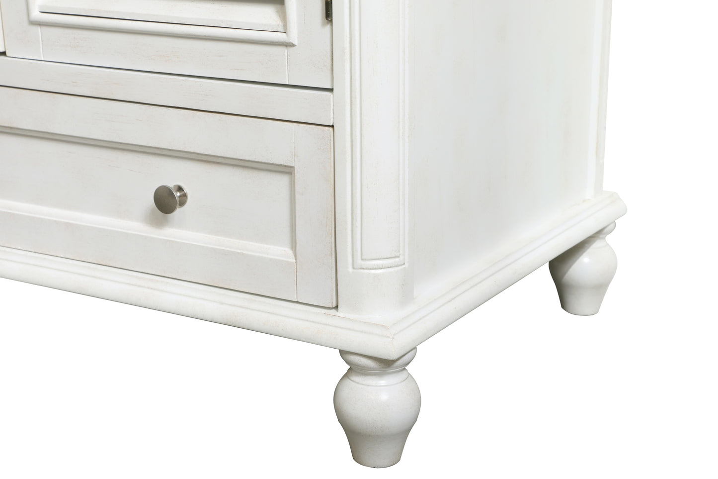 36 inch Single Bathroom Vanity in Antique White - BC3103635AW