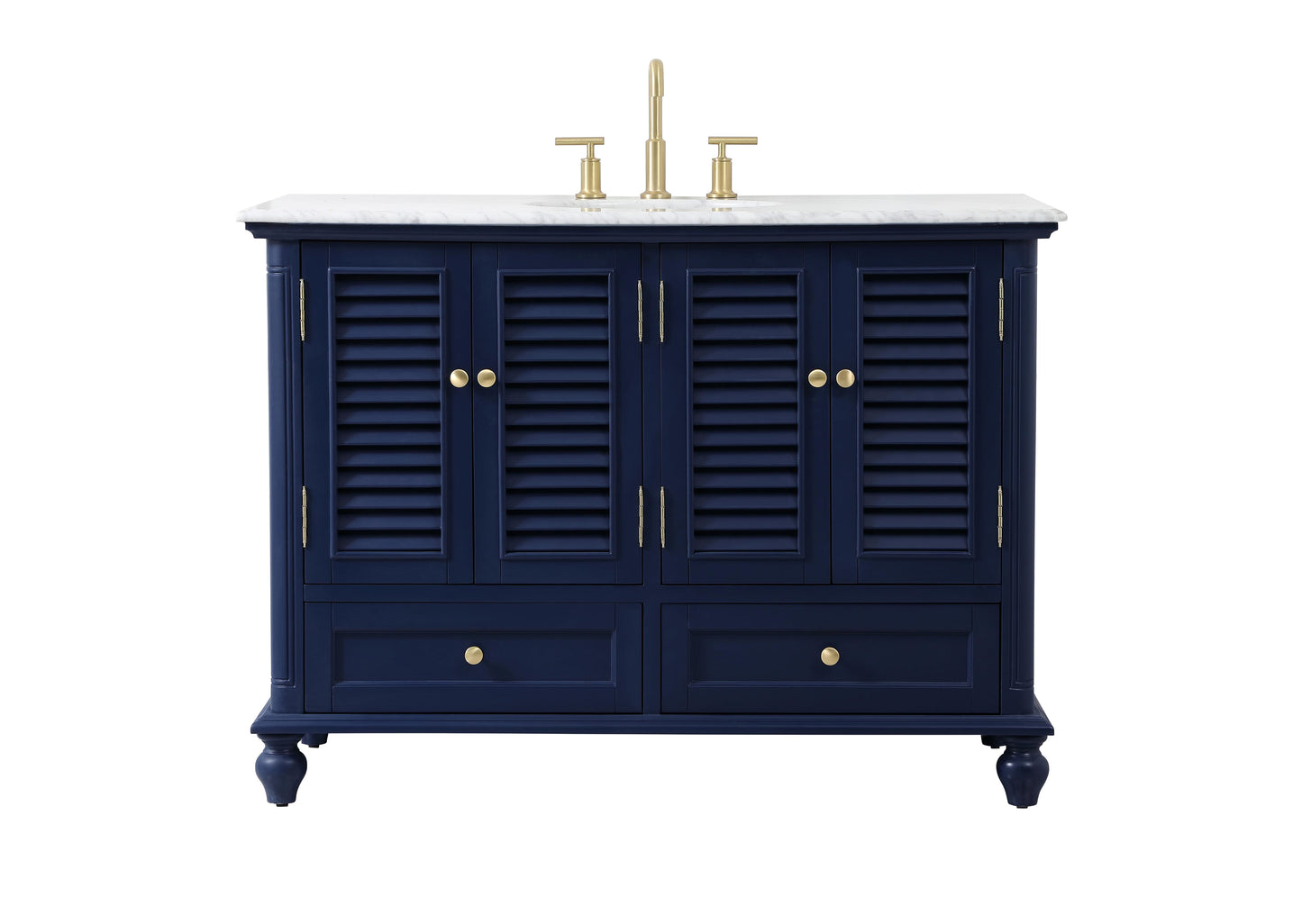 48 inch Single Bathroom Vanity in Blue - BC3104835BL