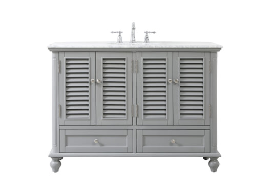 48 inch Single Bathroom Vanity in Grey - BC3104835GR