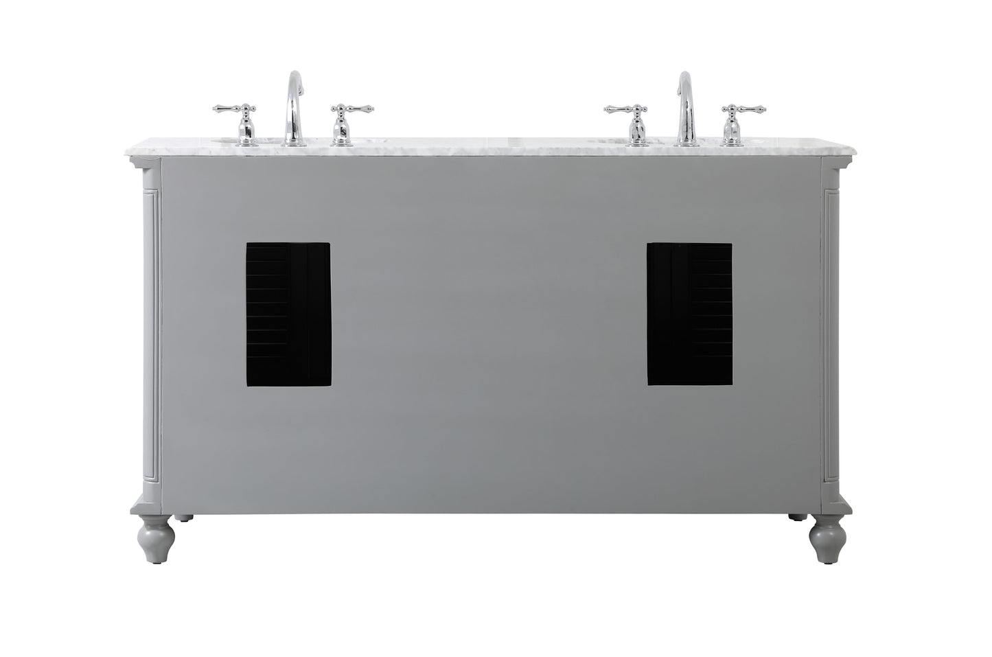 60 inch Double Bathroom Vanity in Grey - BC310D6035GR