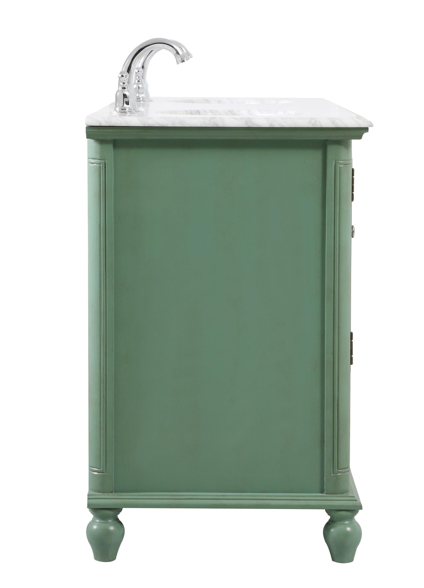 60 inch Double Bathroom Vanity in Vintage Mint - BC310D6035VM