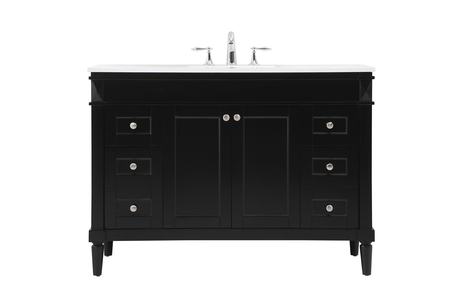 48 inch Single Bathroom Vanity in Black - BC3204835BK