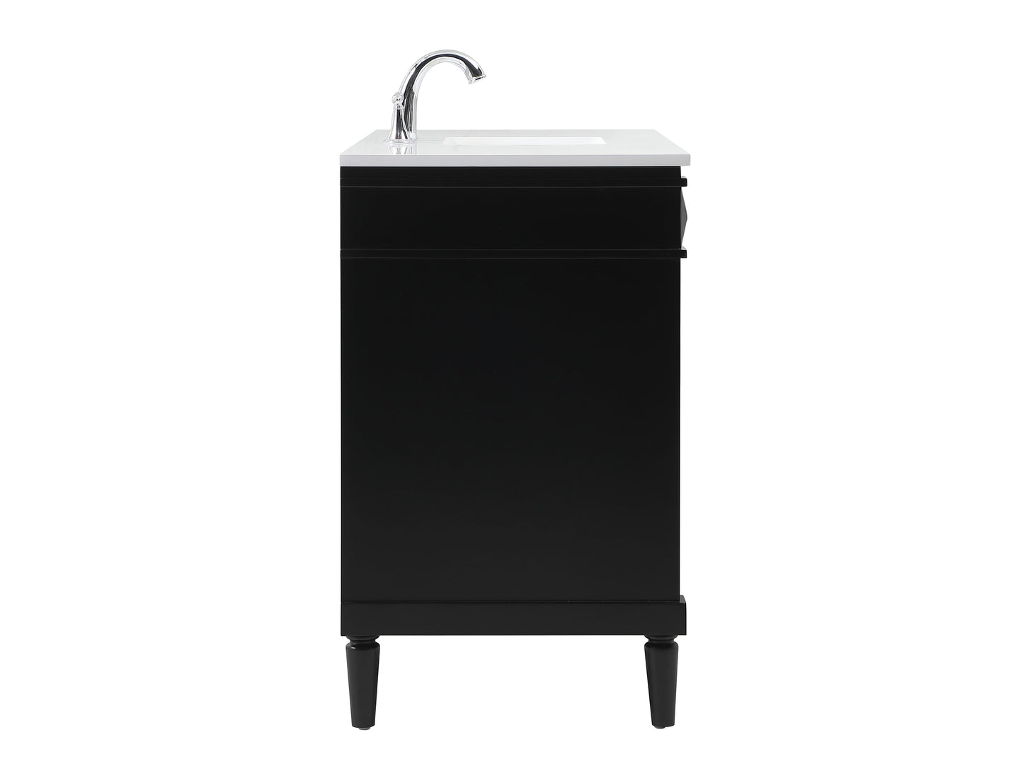 48 inch Single Bathroom Vanity in Black - BC3204835BK