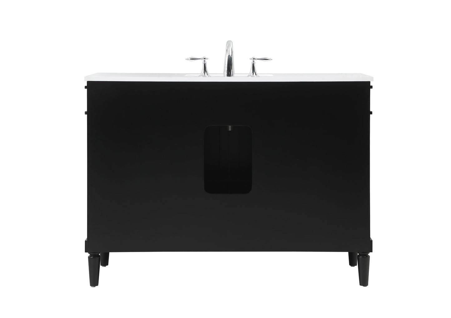 48 inch Single Bathroom Vanity in Black - BC3204835BK