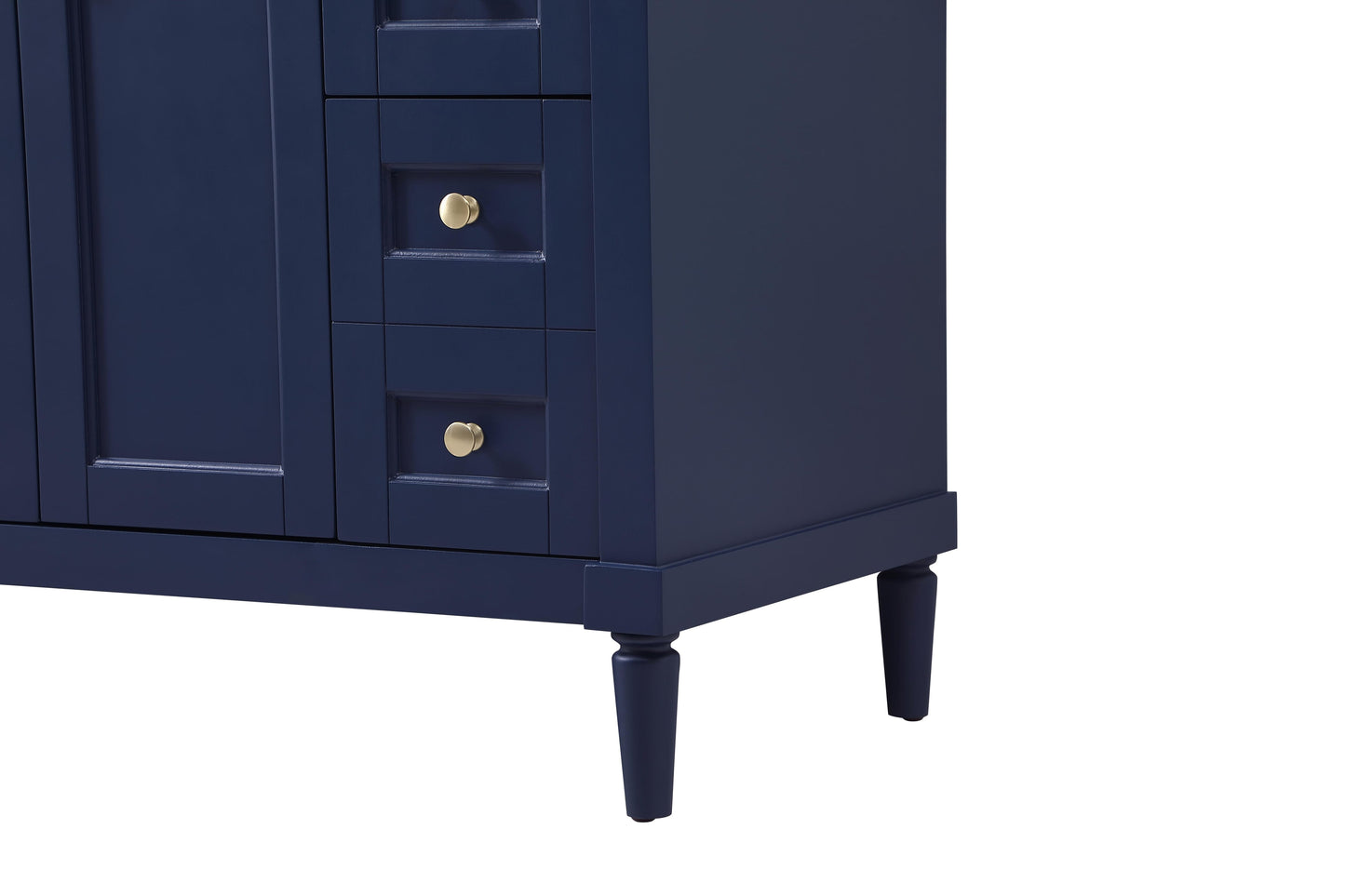 48 inch Single Bathroom Vanity in Blue with backsplash - BC3204835BL-BS