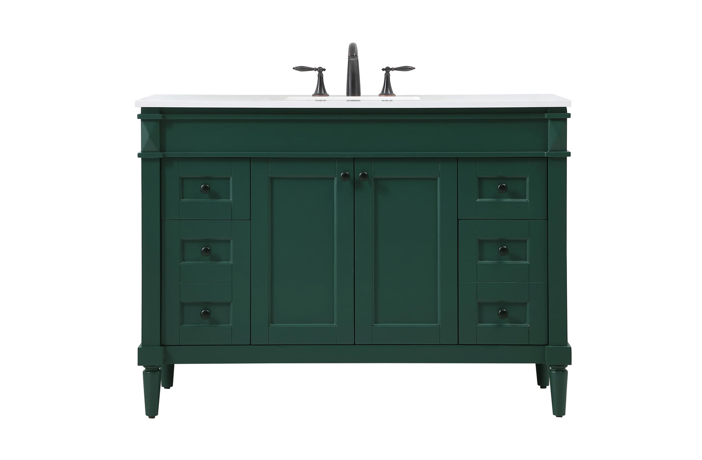 48 inch Single Bathroom Vanity in Green - BC3204835GN