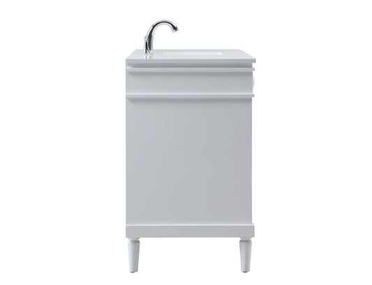 48 inch Single Bathroom Vanity in White - BC3204835WH