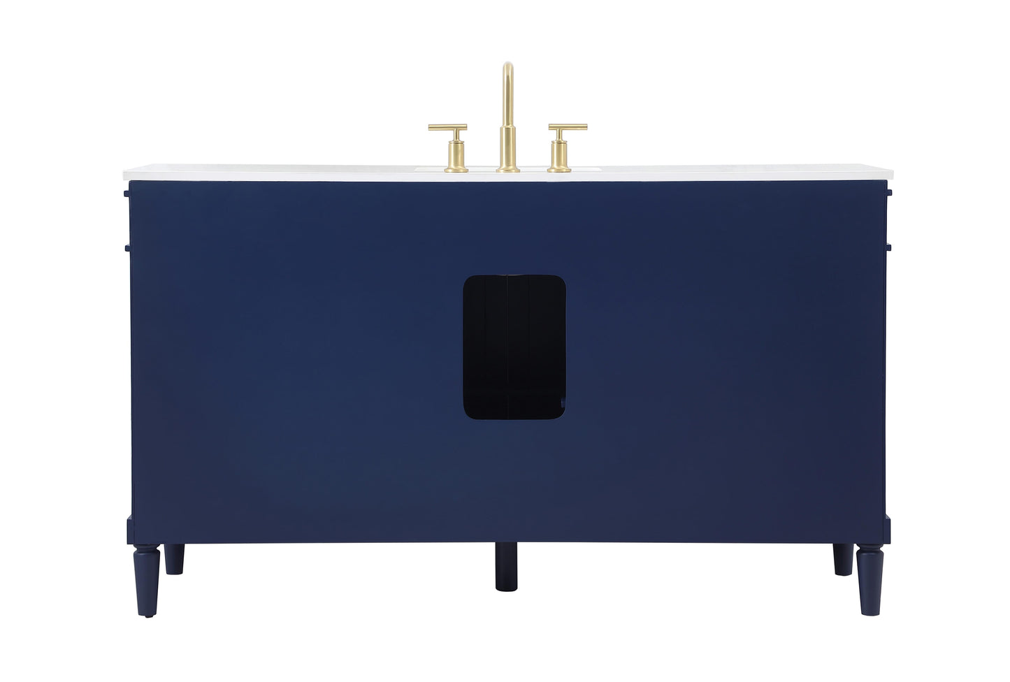 60 inch Single Bathroom Vanity in Blue - BC3206035BL