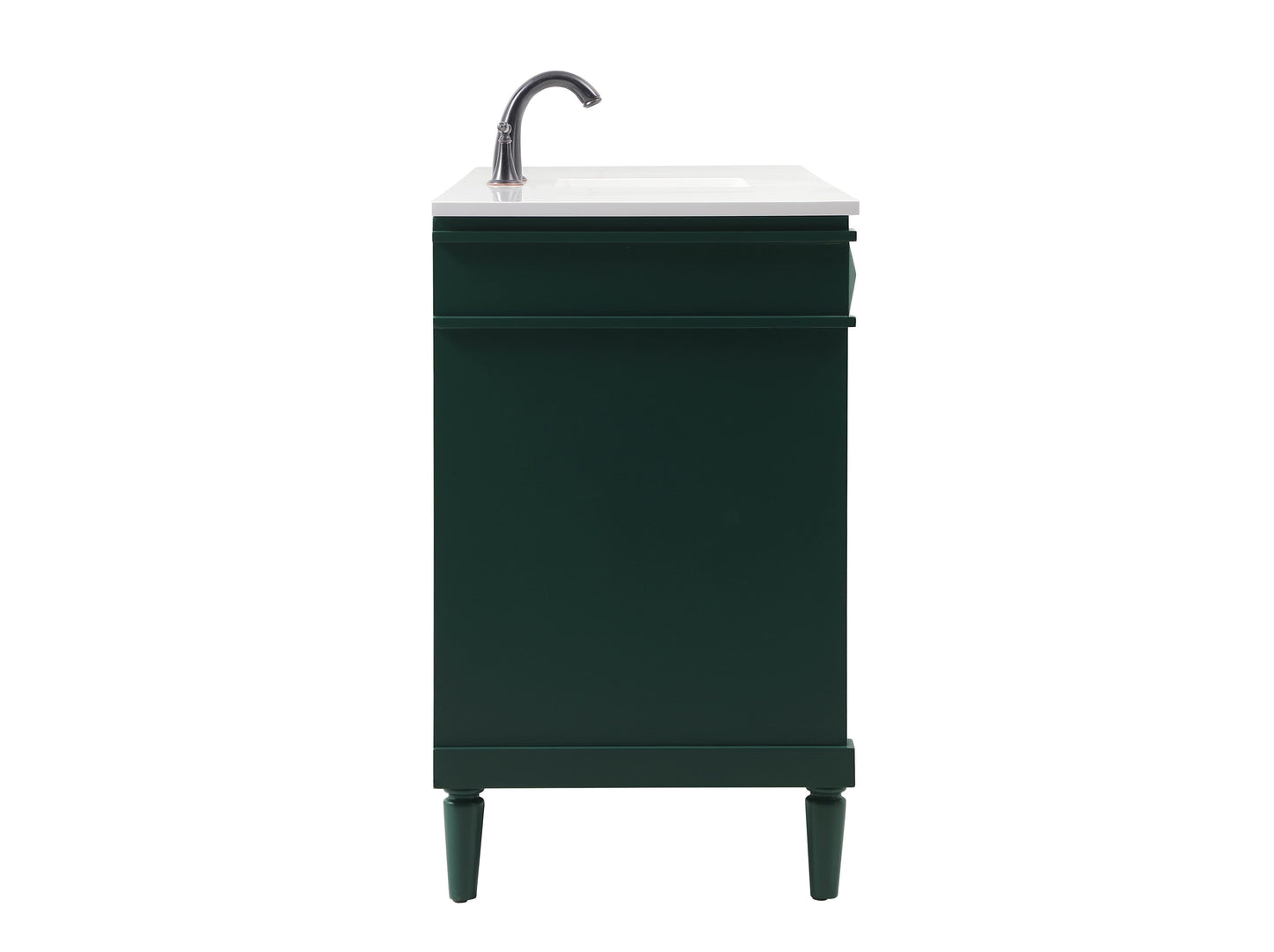 60 inch Single Bathroom Vanity in Green - BC3206035GN