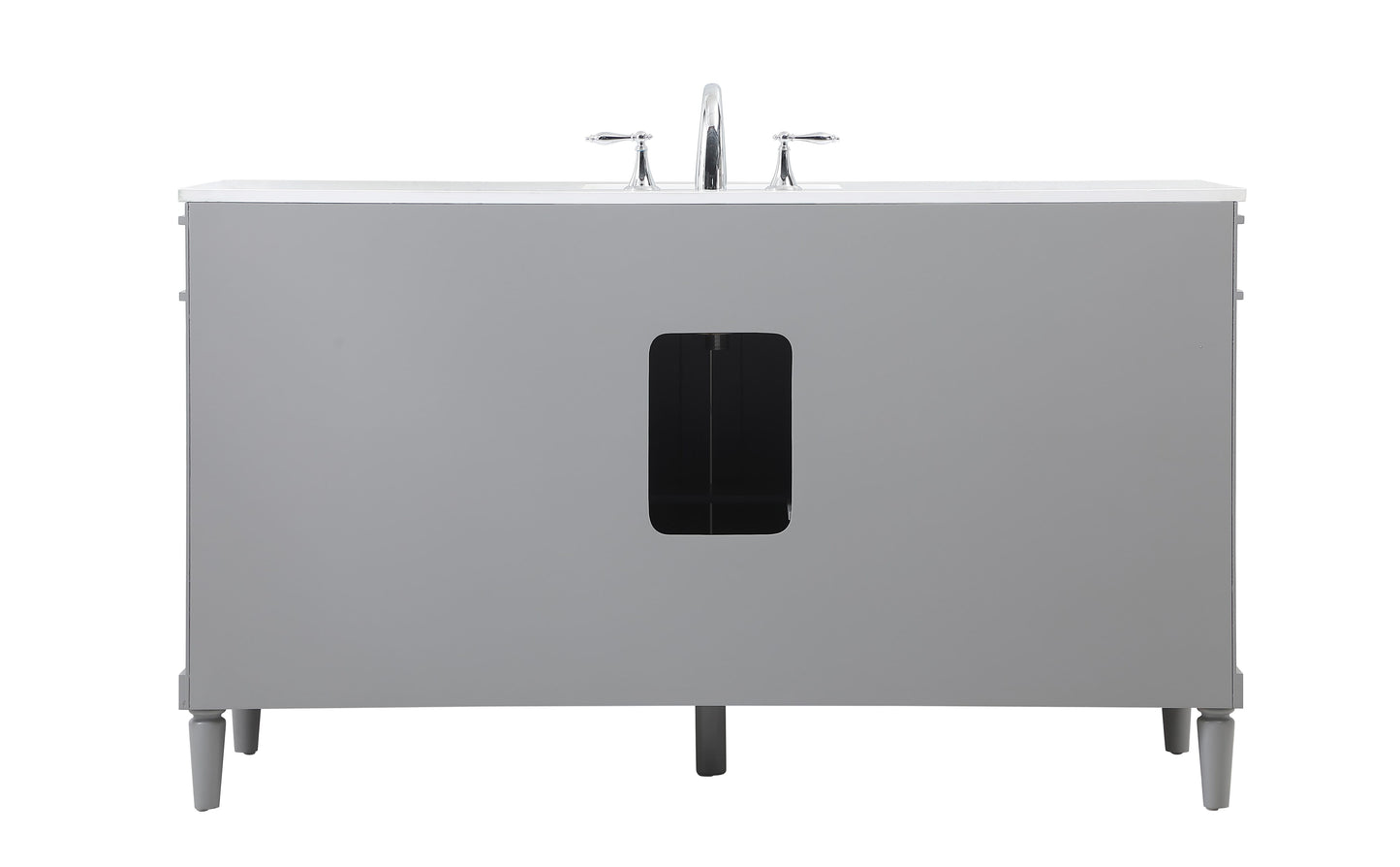 60 inch Single Bathroom Vanity in Grey - BC3206035GR