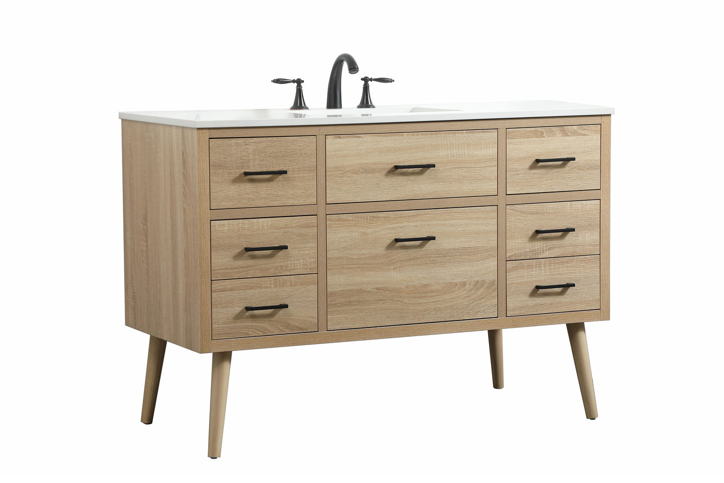 48 inch Single Bathroom Vanity in Mango Wood - BC3304834MW