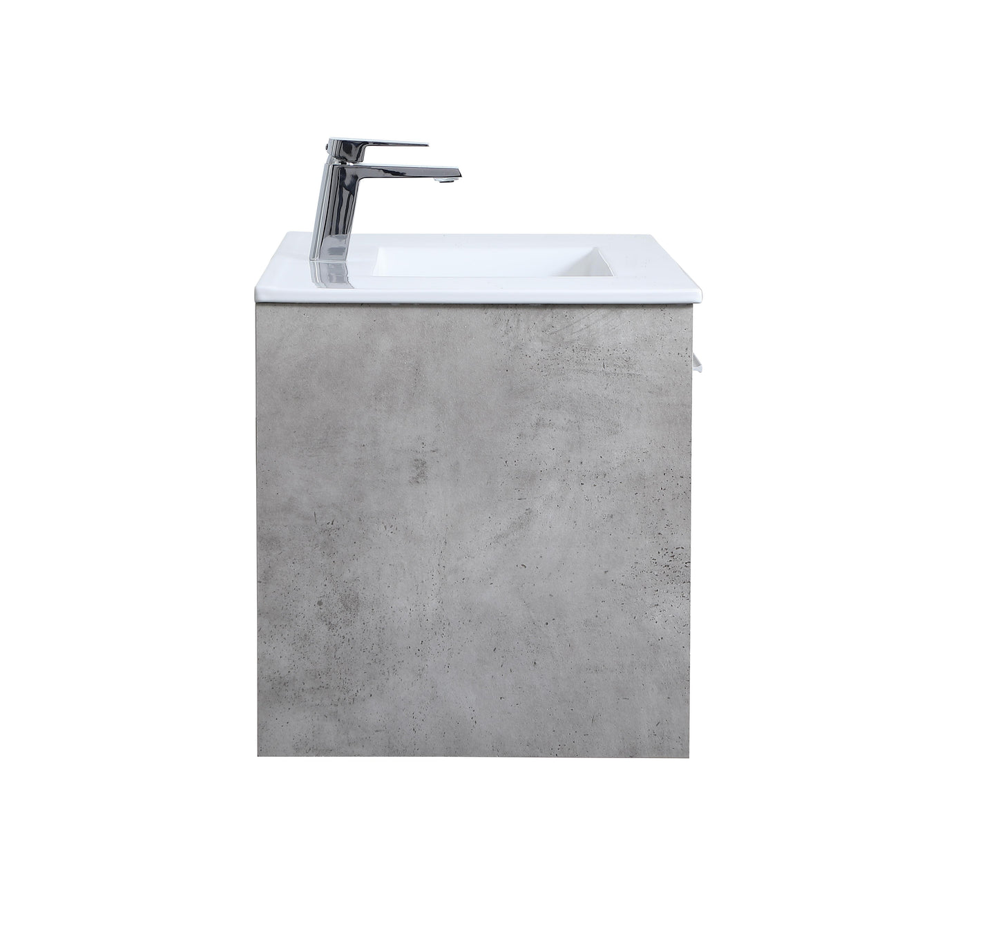 36 inch Single Bathroom Floating Vanity in Concrete Grey - BC3603620CG