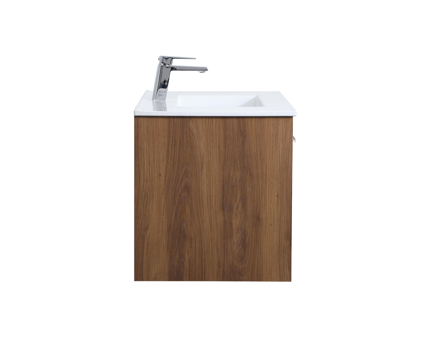 36 inch Single Bathroom Floating Vanity in Walnut Brown - BC3603620WB