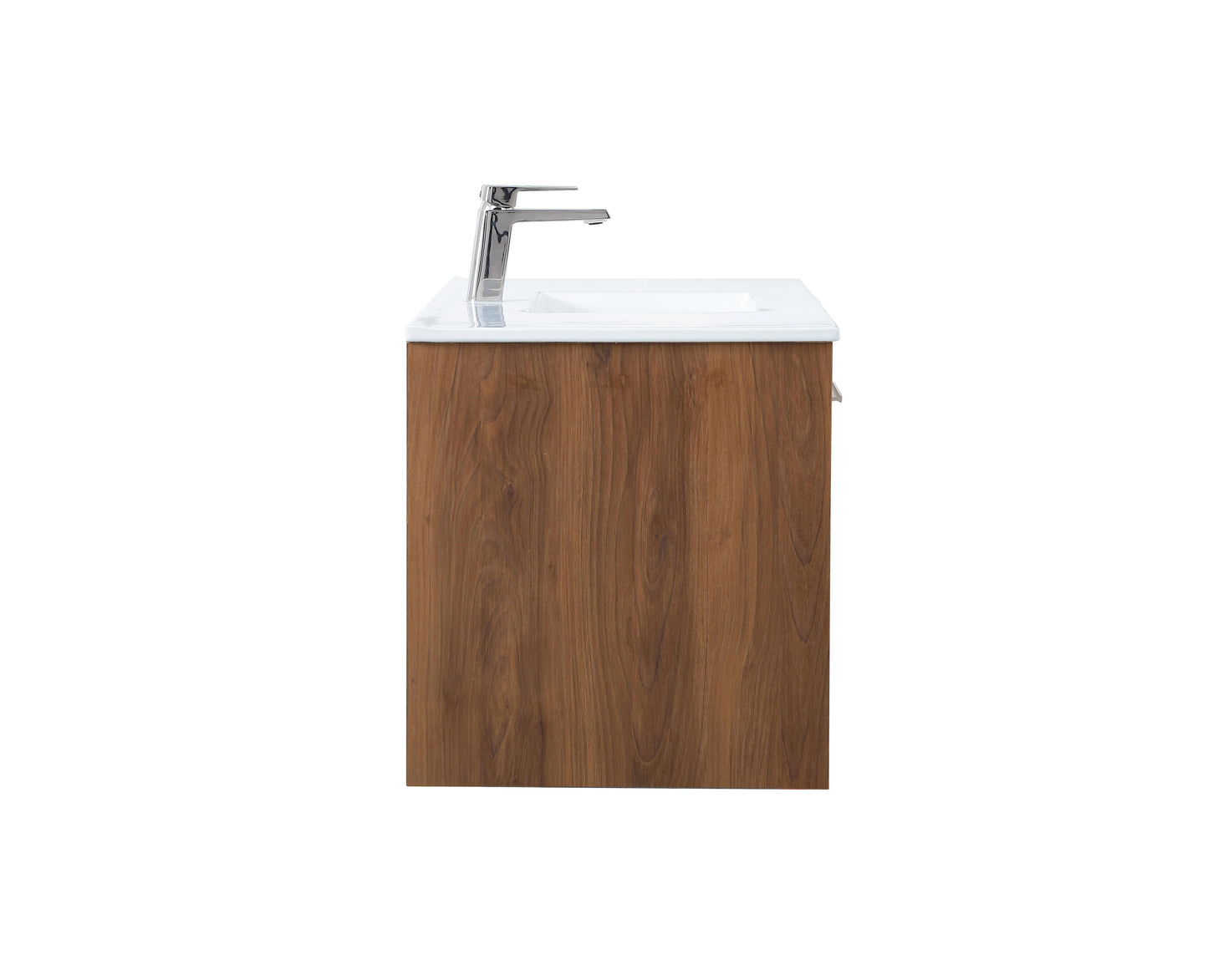 48 inch Single Bathroom Floating Vanity in Walnut Brown - BC3604820WB