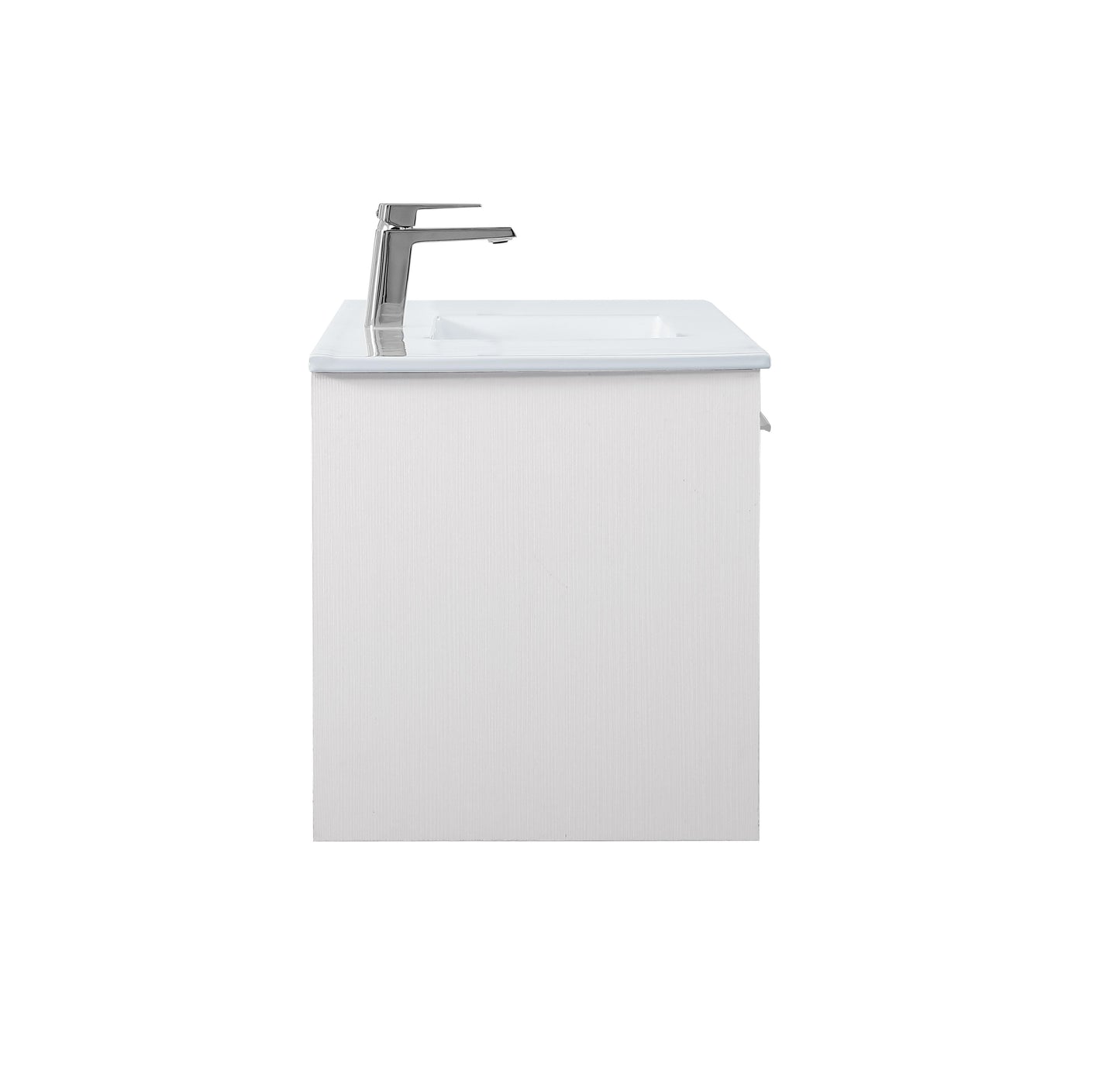 48 inch Single Bathroom Floating Vanity in White - BC3604820WH