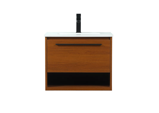 24 inch Single Bathroom Vanity in Teak - BC3702420TK