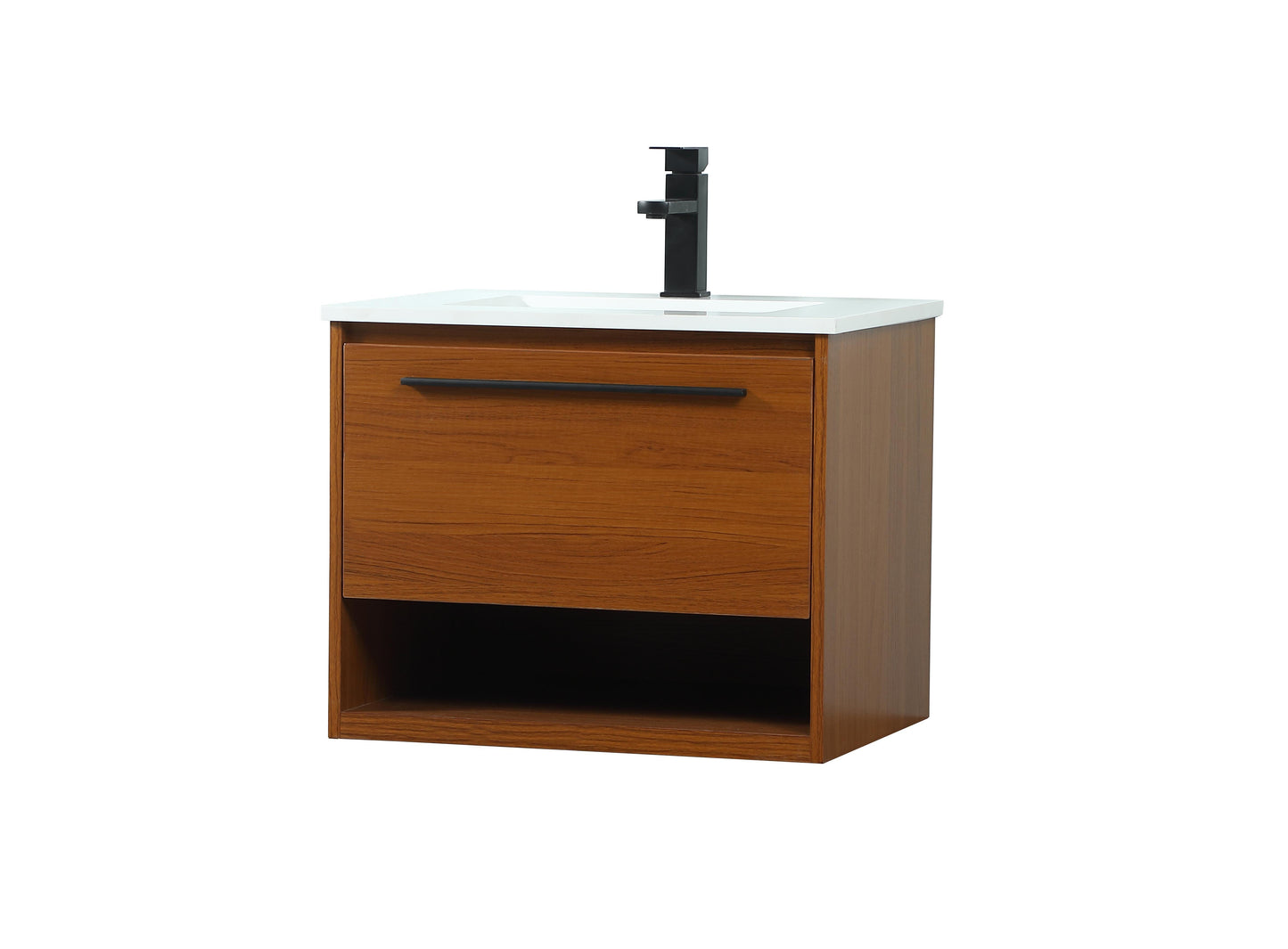 24 inch Single Bathroom Vanity in Teak - BC3702420TK