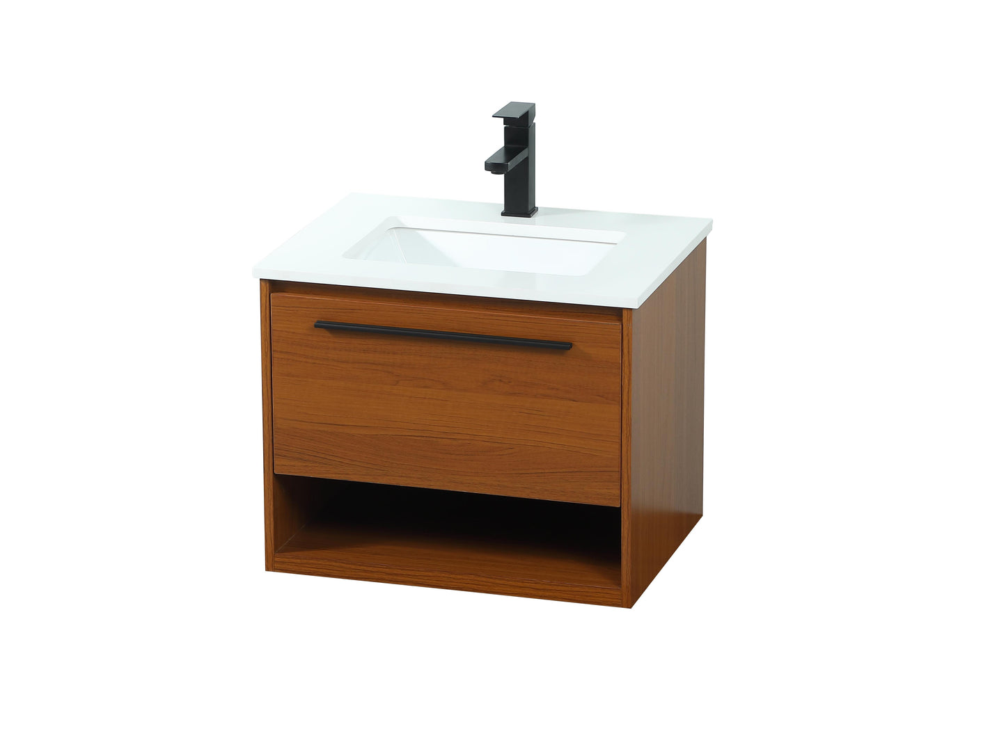 24 inch Single Bathroom Vanity in Teak - BC3702420TK