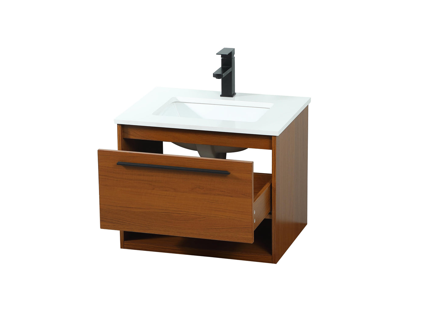 24 inch Single Bathroom Vanity in Teak - BC3702420TK