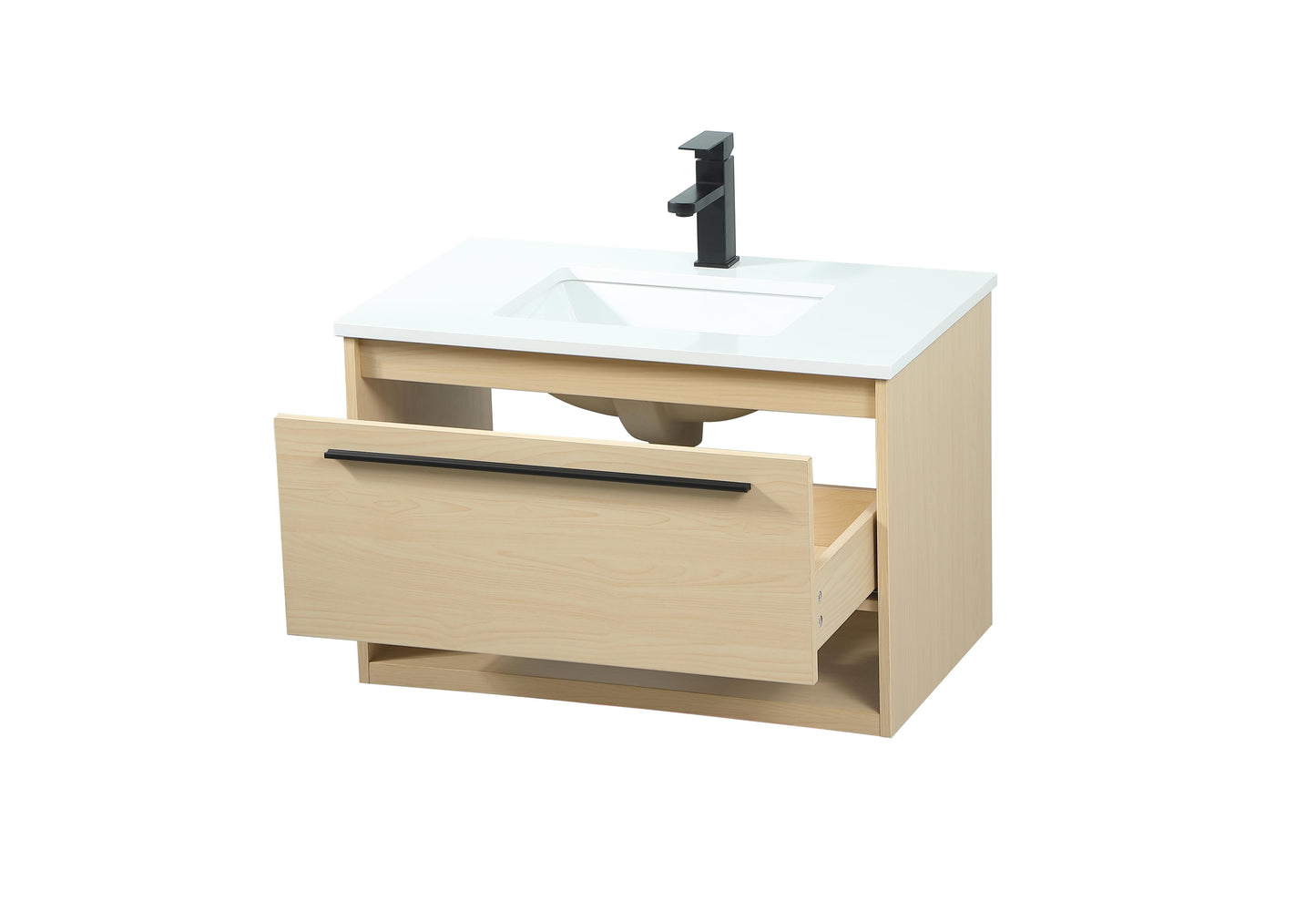 30 inch Single Bathroom Vanity in Maple - BC3703020MP