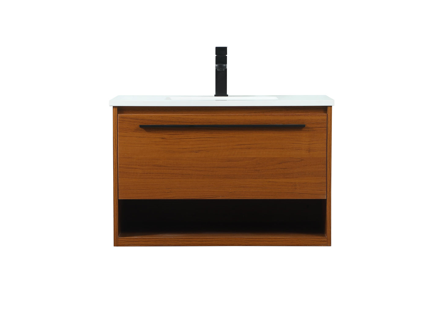 30 inch Single Bathroom Vanity in Teak - BC3703020TK