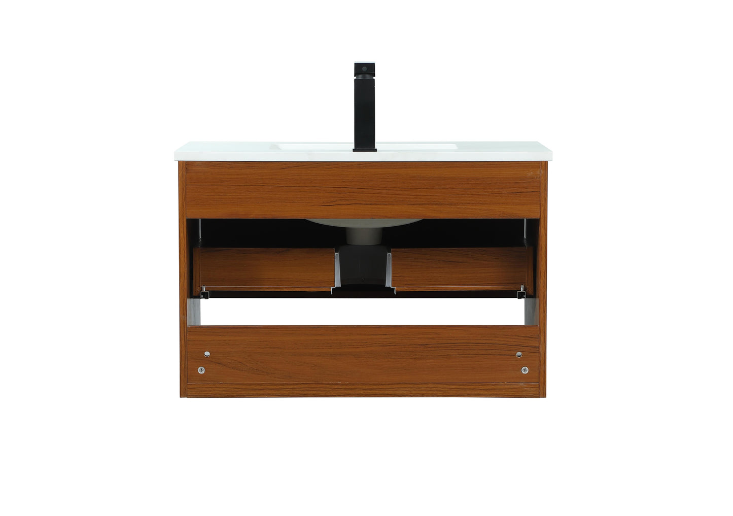 30 inch Single Bathroom Vanity in Teak - BC3703020TK