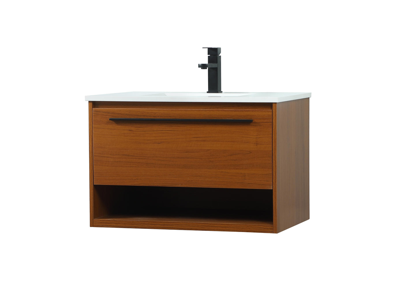 30 inch Single Bathroom Vanity in Teak - BC3703020TK