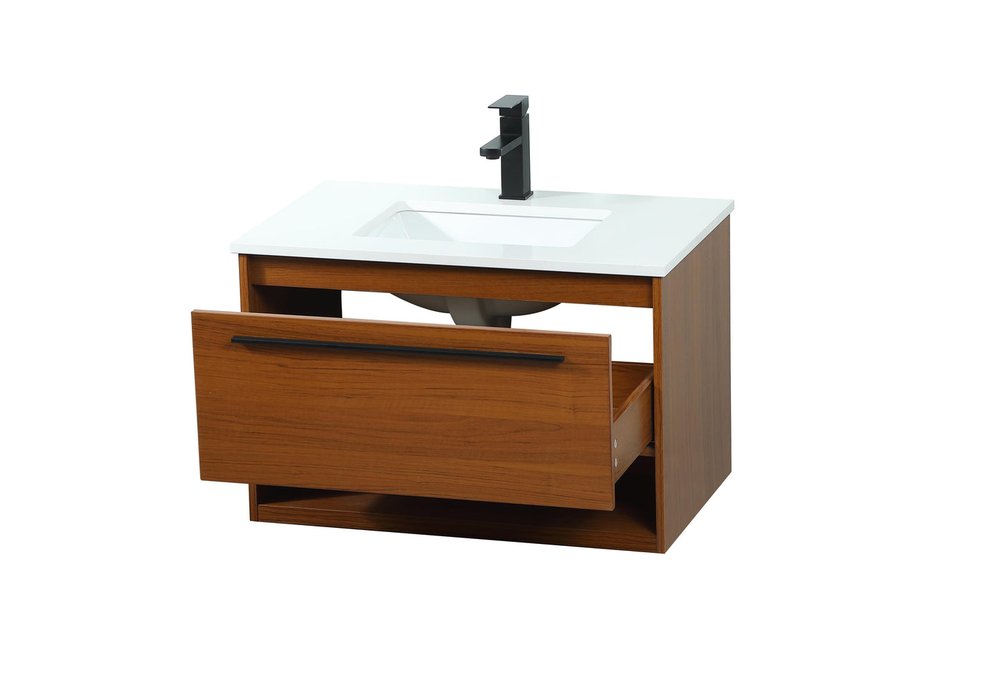 30 inch Single Bathroom Vanity in Teak - BC3703020TK